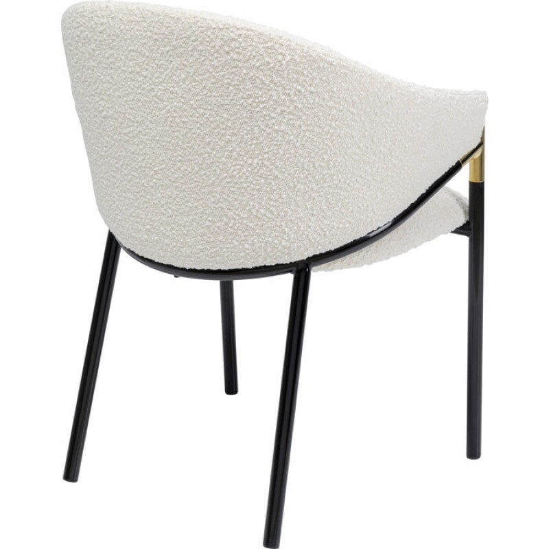 Chair with Armrest Boulevard White